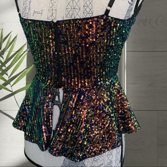 REVAMPED 🧜♀️ Mermaid Sequins Tank SMALL - Picture 8 of 9